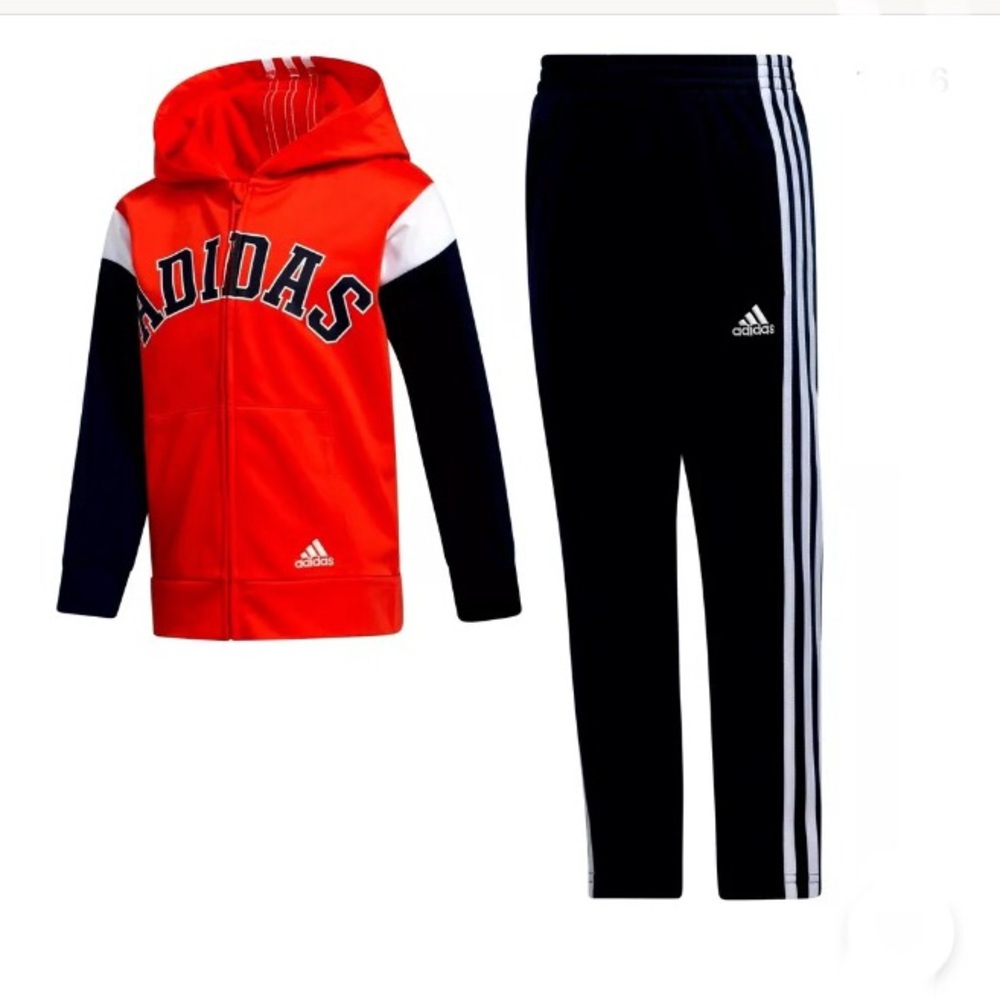 ADIDAS 👦🏻🧡 Little Boys 2pc Set. Size 7. NWT